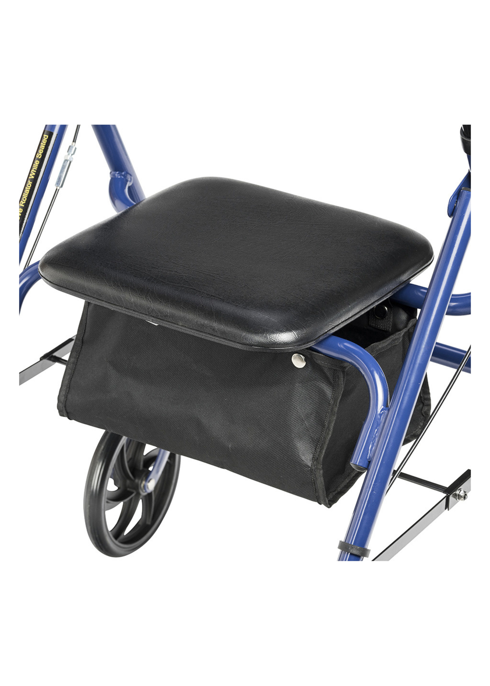 10257BL1 Durable 4 Wheel Rollator with 7.5" Casters (Blue) Code
