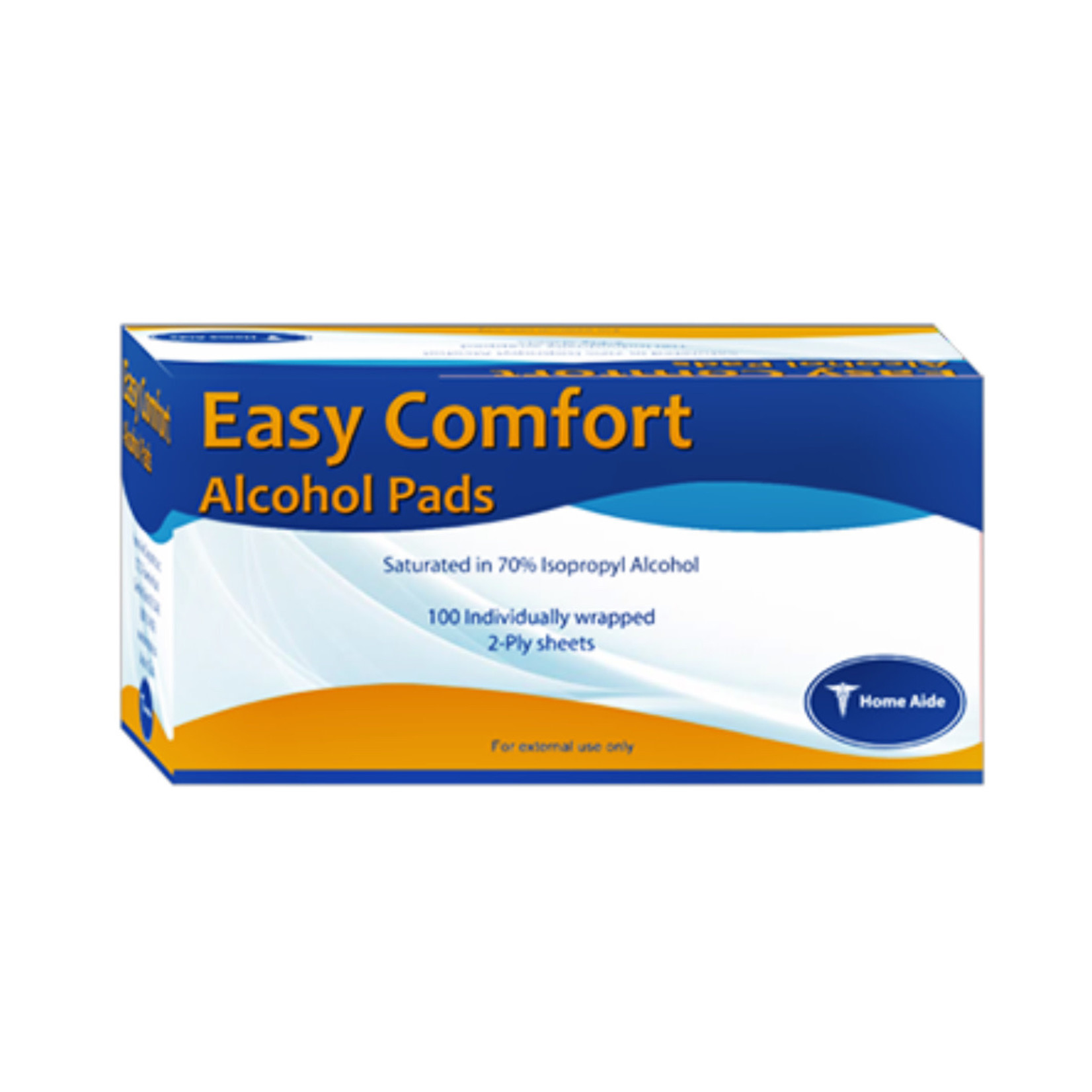 Easy Comfort Alcohol Pads, 100/case - NDC# 91237-0001-28