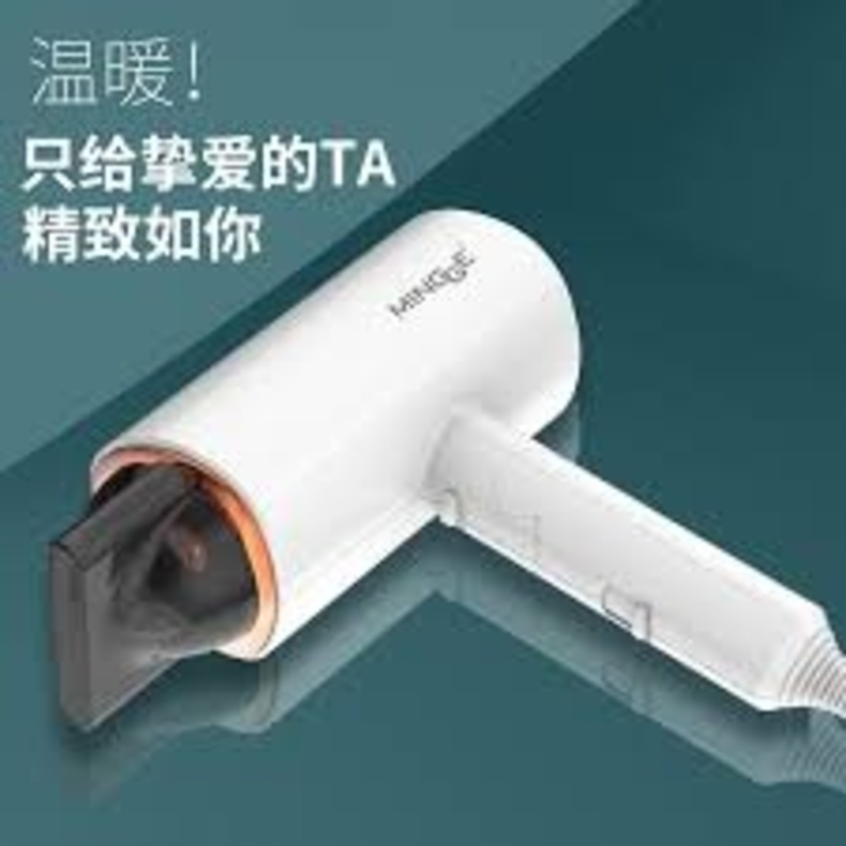 Hair Dryer Folding White