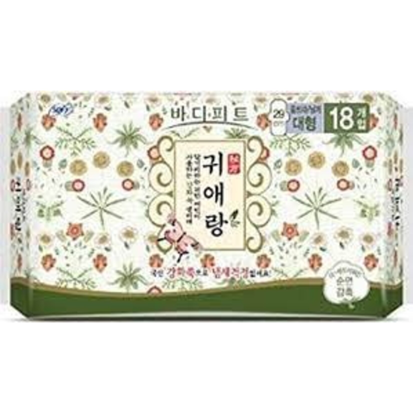 SOFY Sofy Body Fit GUIERANG Korea Herbal Sanitary Pads 18ea (Large 29cm)