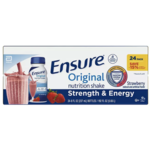 Ensure Original Nutrition Shake, Small MealReplacement Shake, Strawberry (8 fl. oz., 24 ct.)