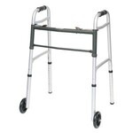 PMI ProBasics™ Economy Two-Button Steel Patient Walker, without Wheels, Adult, 350 lb Capacity
