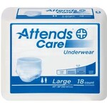 Attends, Incontinence Underwear, Large, 44" to 58"18ct