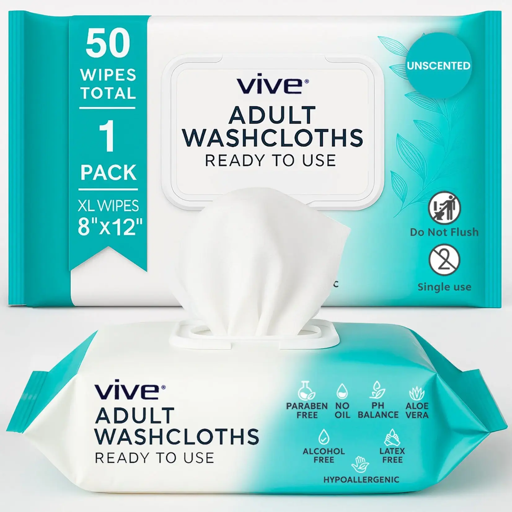 Vive Health Vive Adult Washcloths