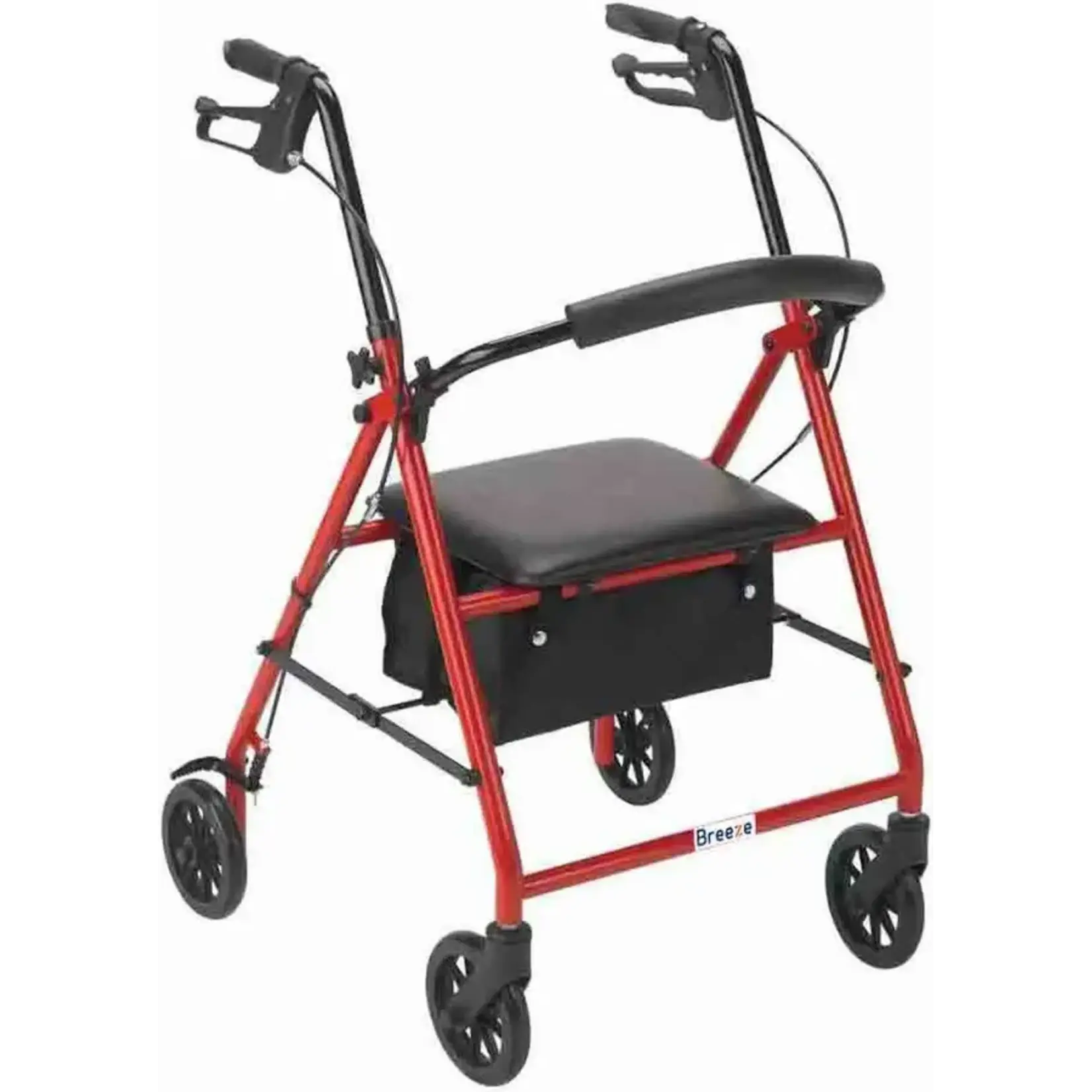 Breeze Copy of Breeze Steel Rollator with 6" Wheels, Black