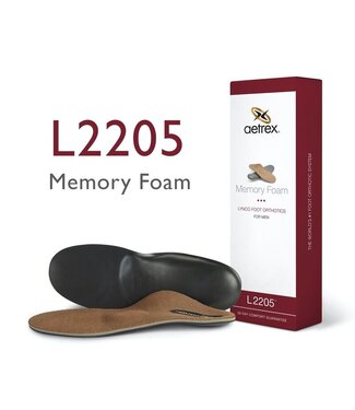 Aetrex L2205 Men's Memory Foam Orthodics