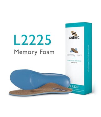 Aetrex L2225 Women's Memory Foam Posted Orthotics (Low Arch)