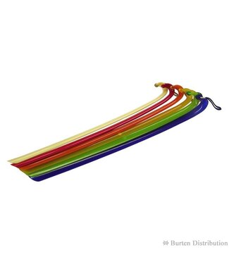 Burtan Leathers Distribution Long Plastic Shoe Horn 18” Made In Japan (Variety of Colors)