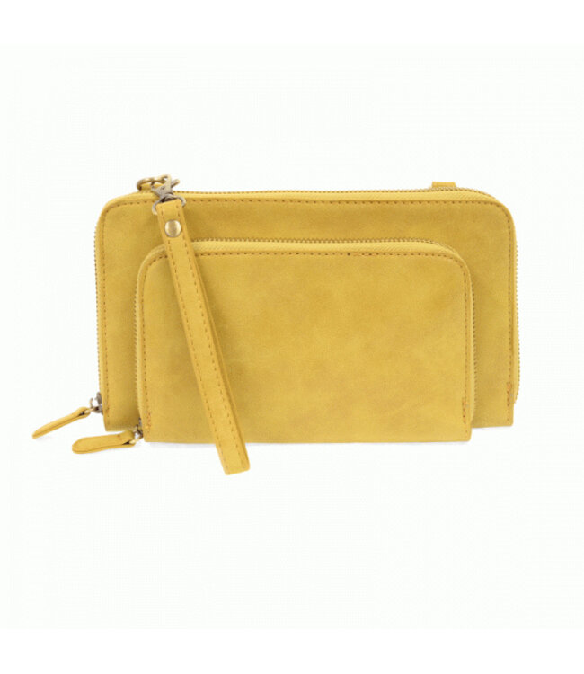 Joy Susan L8011 Chambray Mini Convertible Zip Around