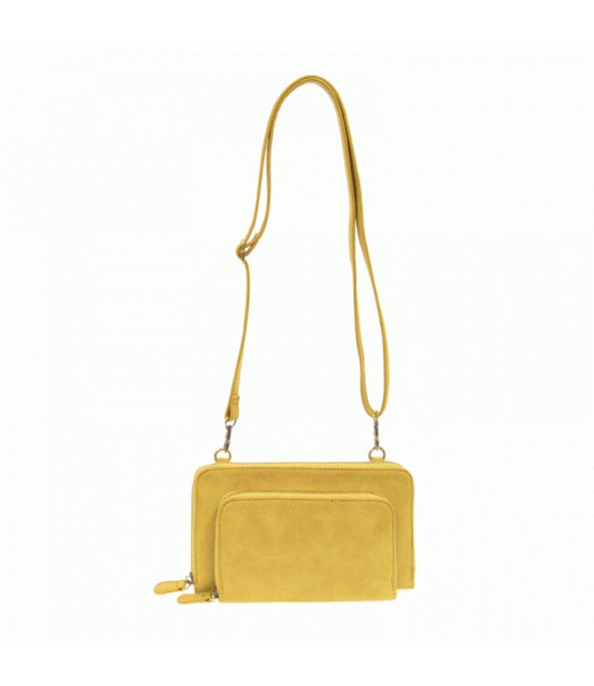 Joy Susan L8011 Chambray Mini Convertible Zip Around