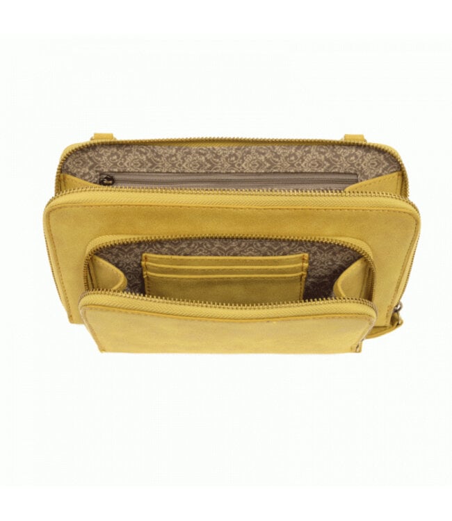 Joy Susan L8011 Chambray Mini Convertible Zip Around