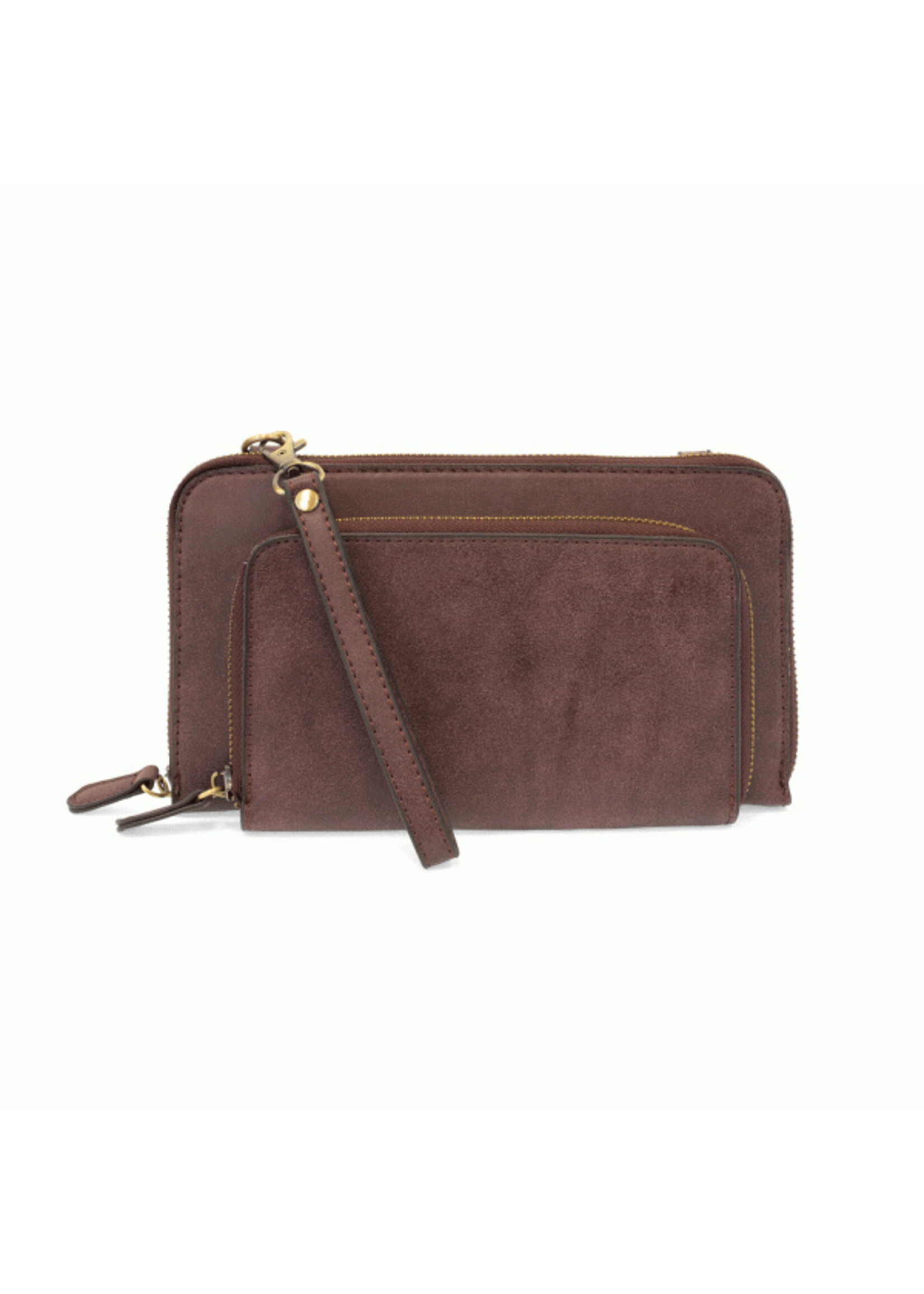 Joy Susan L8011 Chambray Mini Convertible Zip Around