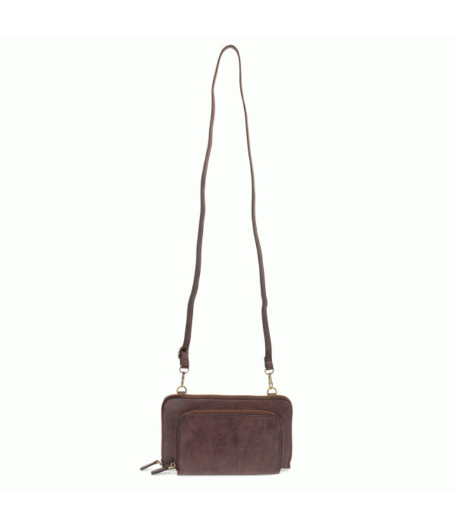 Joy Susan L8011 Chambray Mini Convertible Zip Around