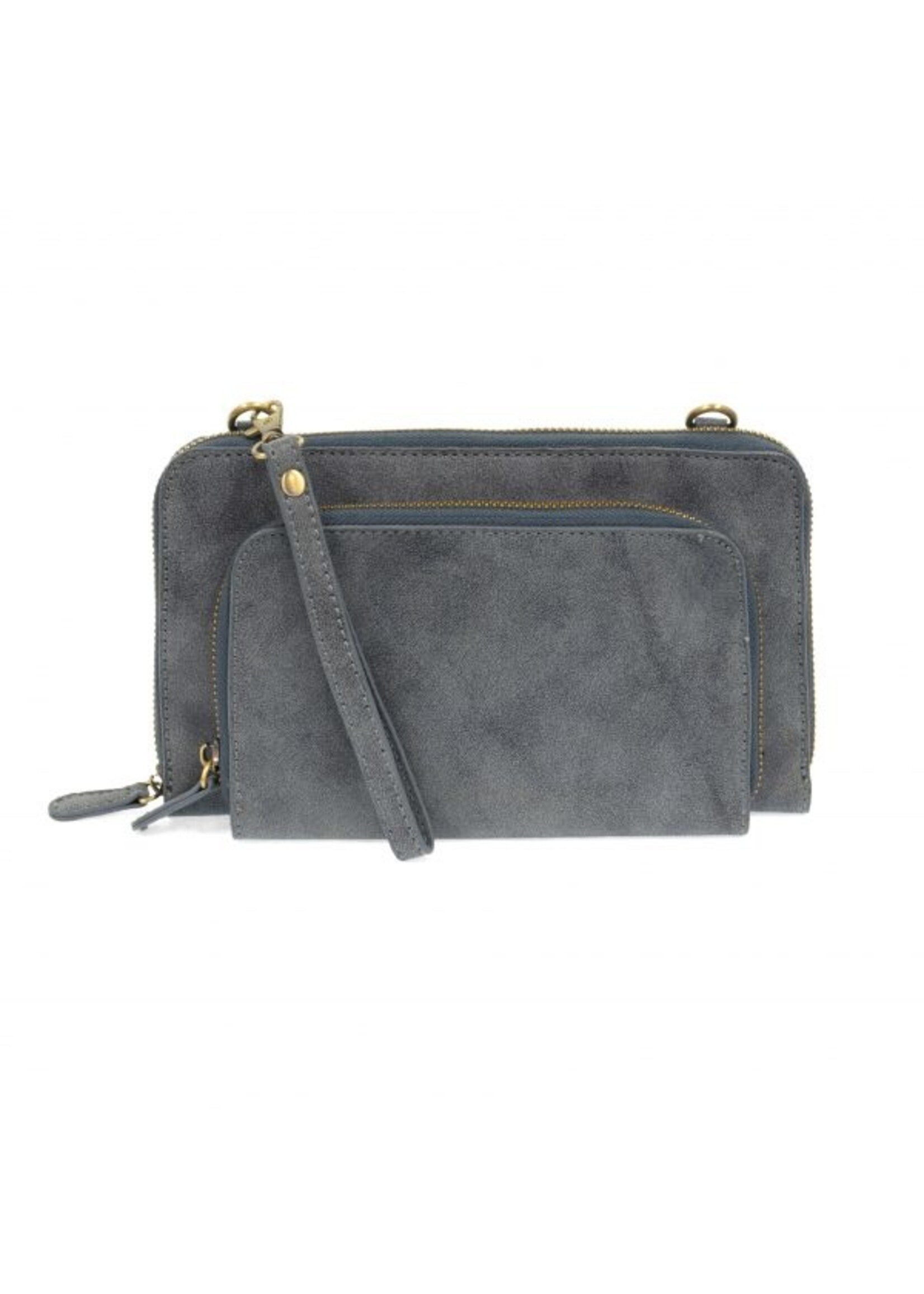 Joy Susan L8011 Chambray Mini Convertible Zip Around