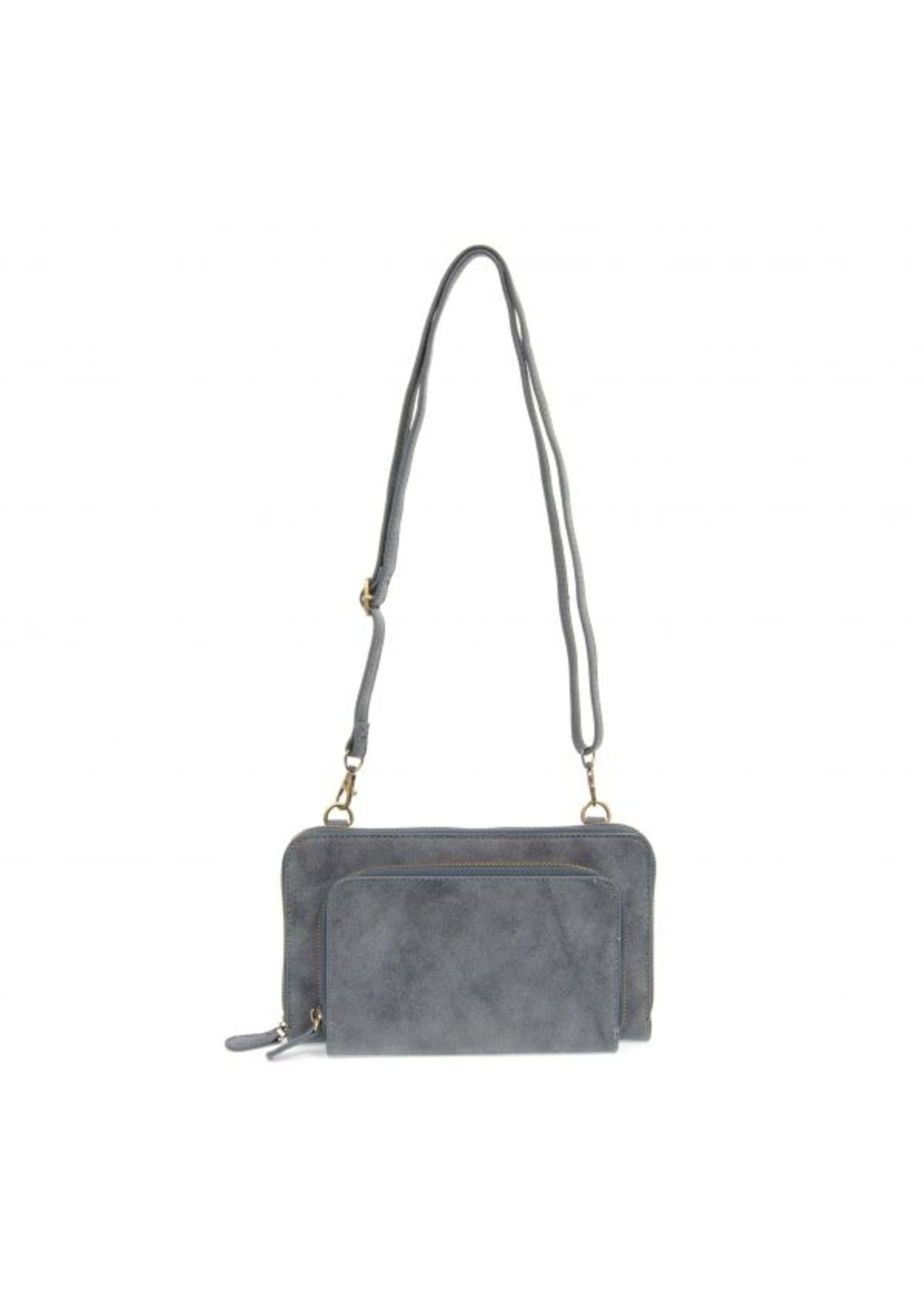 Joy Susan L8011 Chambray Mini Convertible Zip Around