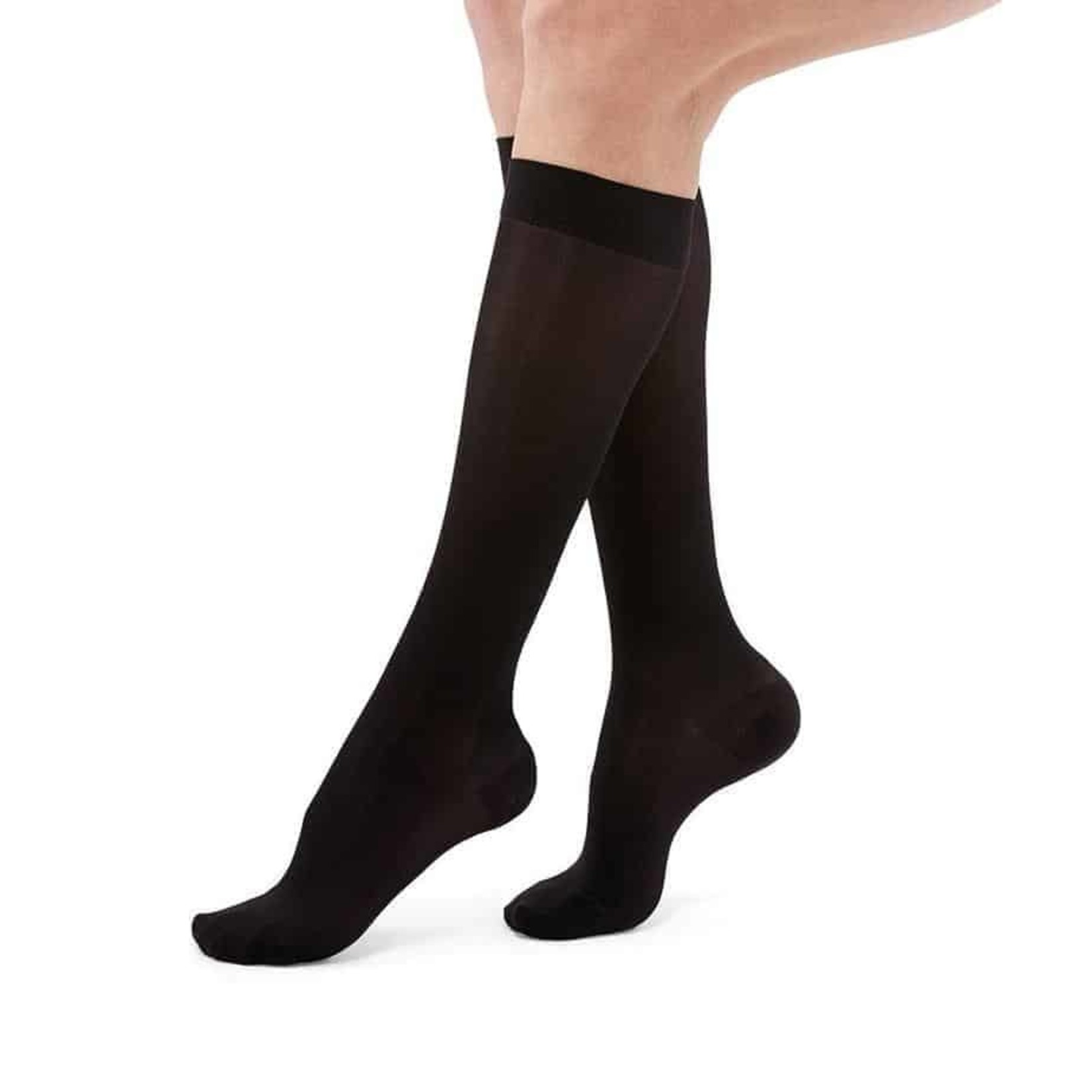 Duomed Advantage Compression Socks – 15-20 MmHg, Calf High, Closed Toe, Opaque Support For Men & Women