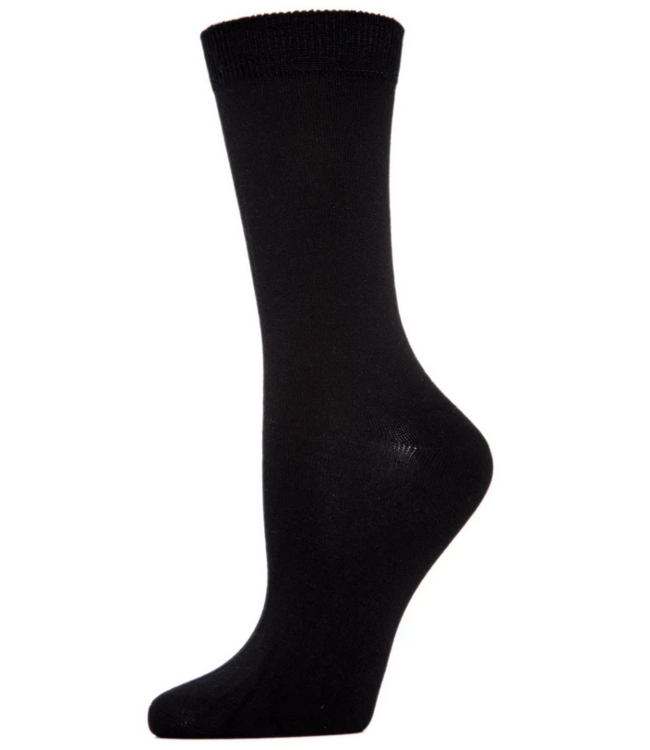 MeMoí Natural Bamboo Blend  Crew Socks (ML-514)