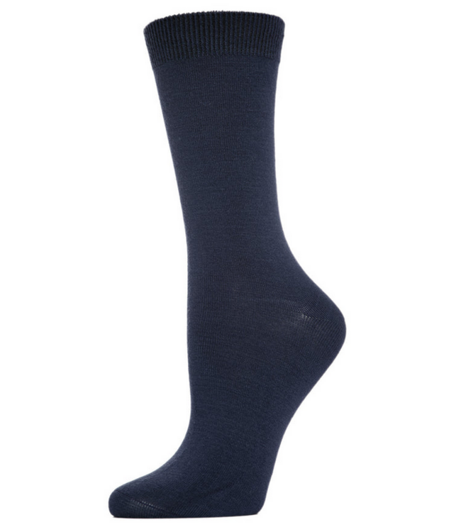 MeMoí Natural Bamboo Blend  Crew Socks (ML-514)