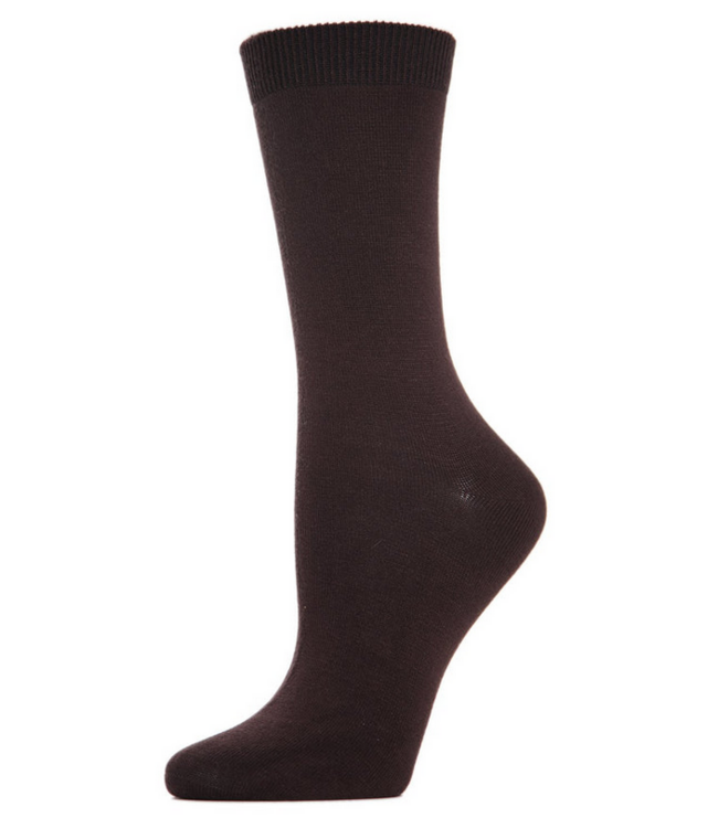 MeMoí Natural Bamboo Blend  Crew Socks (ML-514)