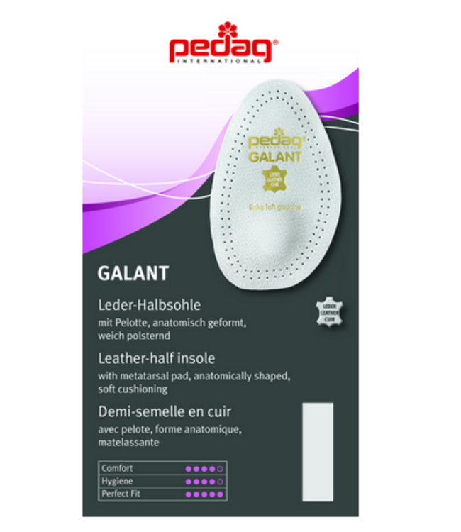 Pedag Galant Leather Half Insole (144)