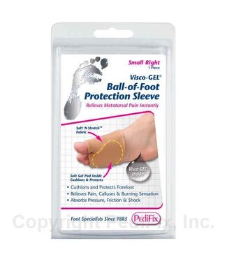 Pedifix P1225 Visco Gel Ball Of Foot Protection Sleeve