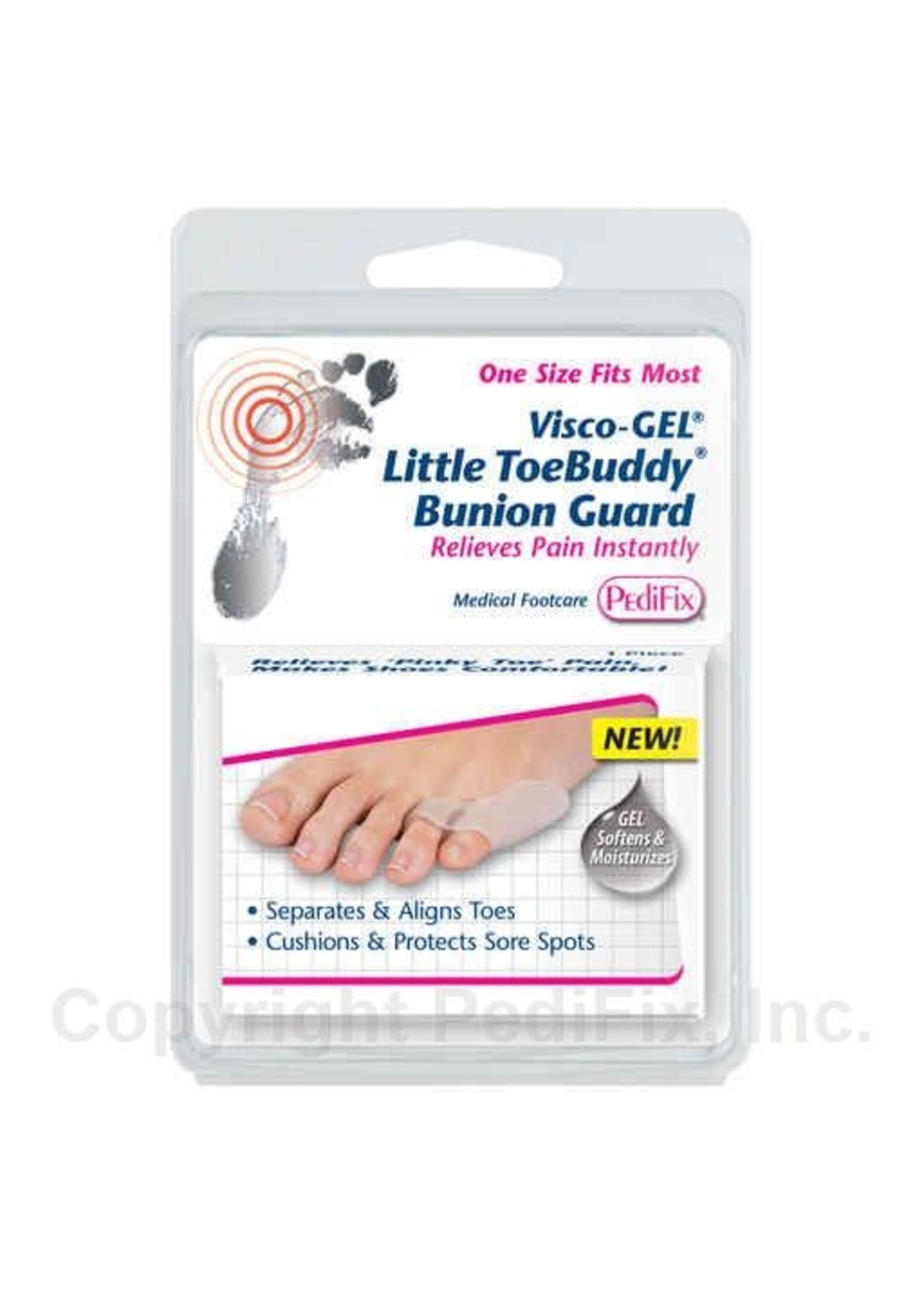 Pedifix P1320 Visco Gel Little Toe Buddy Bunion Guard