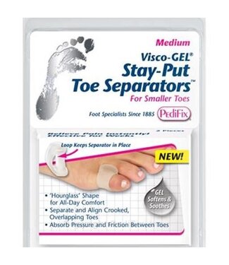 Pedifix P26 Visco Gel Stay Put Toe Separators
