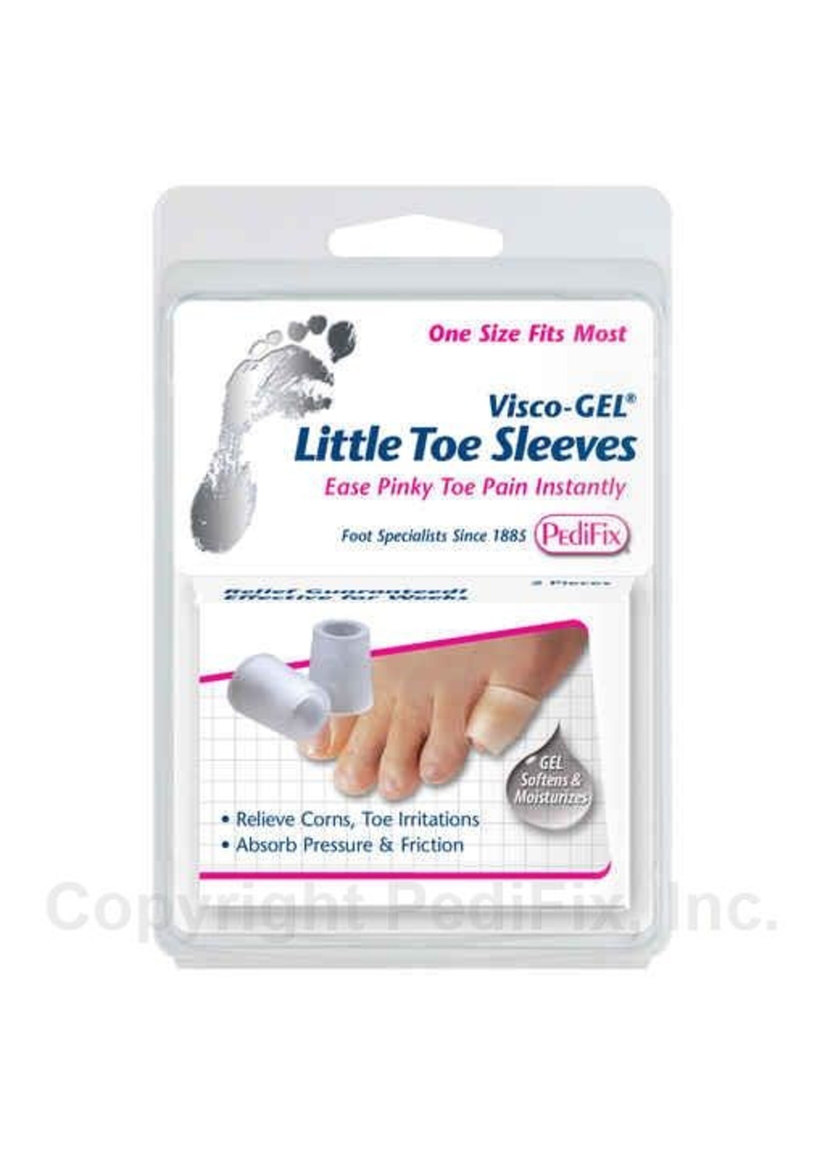 Pedifix P32 Visco Gel Little Toe Sleeves