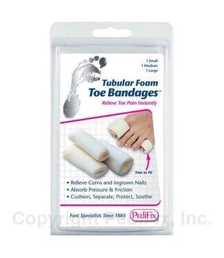 Pedifix P337 Tubular Foam Toe Bandages