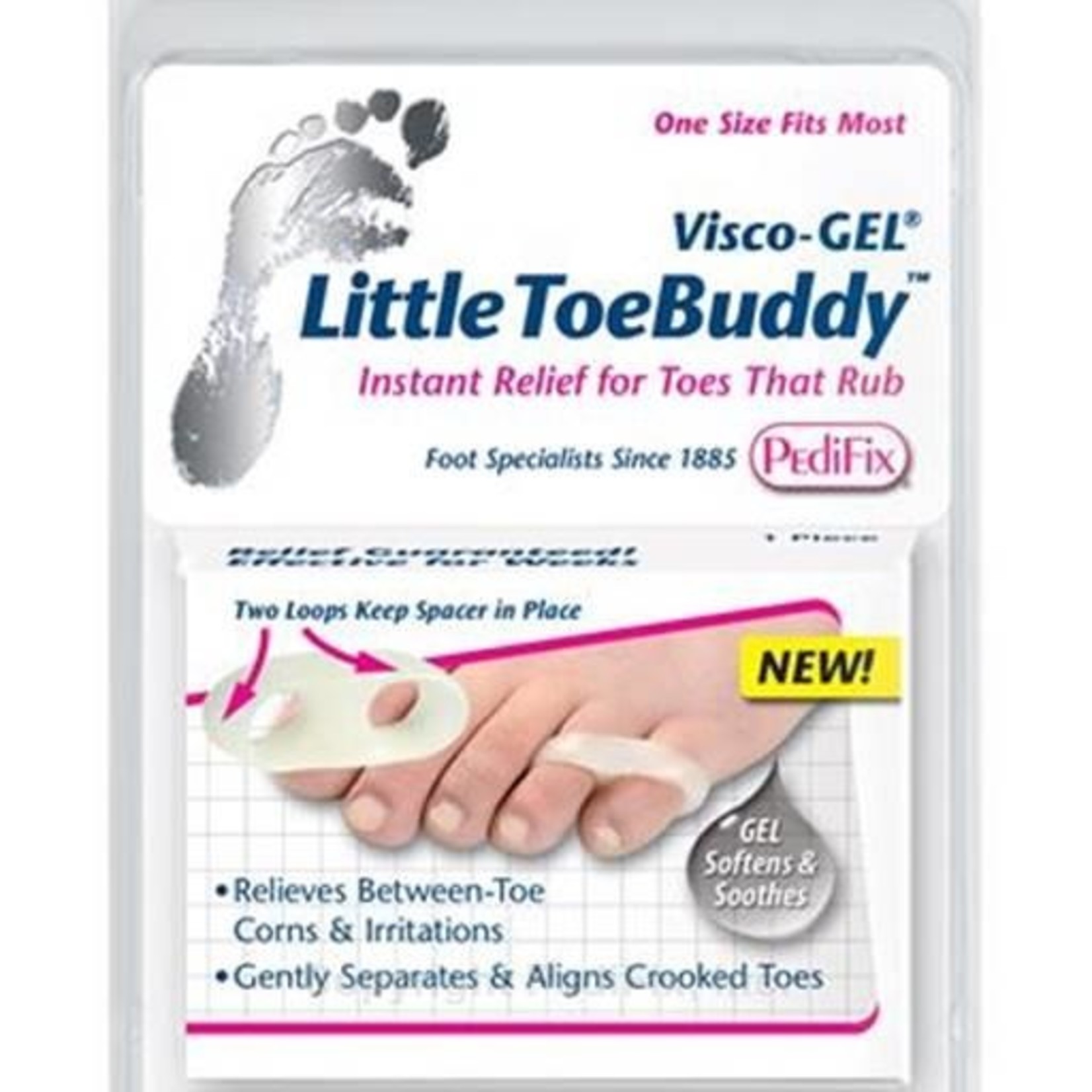 P35 VISCO GEL LITTLE TOE BUDDY Lucha's Comfort Footwear