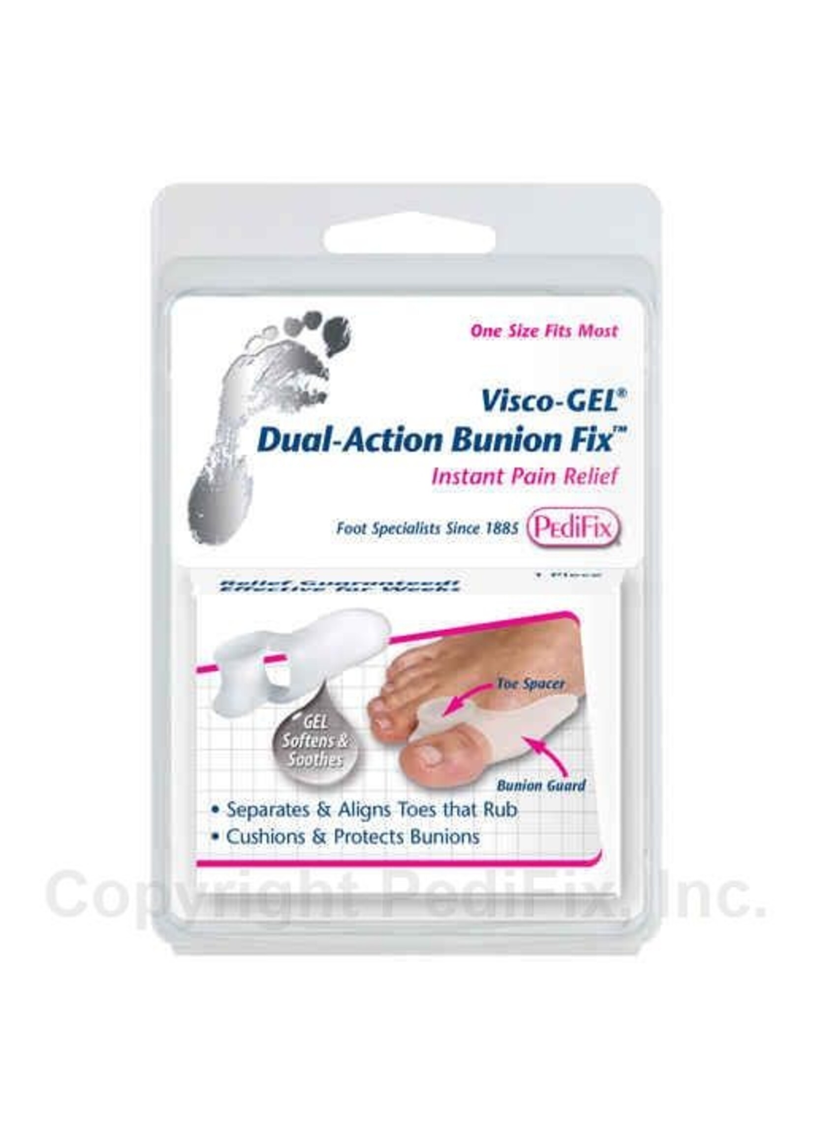 Pedifix P47 Visco Gel Dual Action Bunion Fix