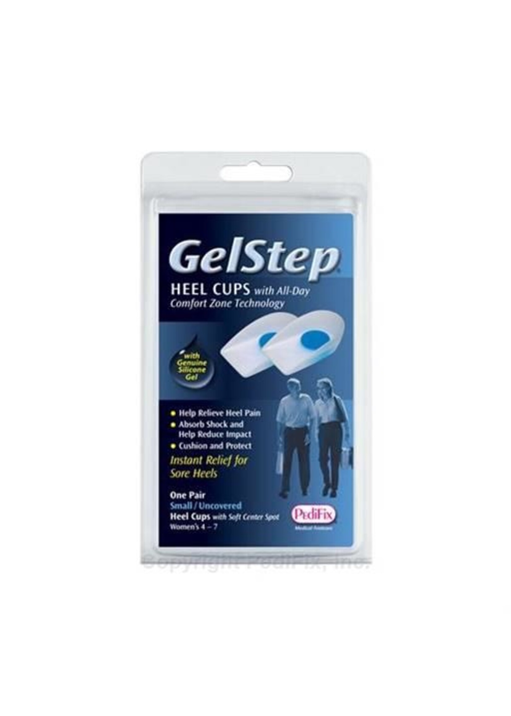 Pedifix Gel Step Heel Cups (Item 5025 Uncovered)