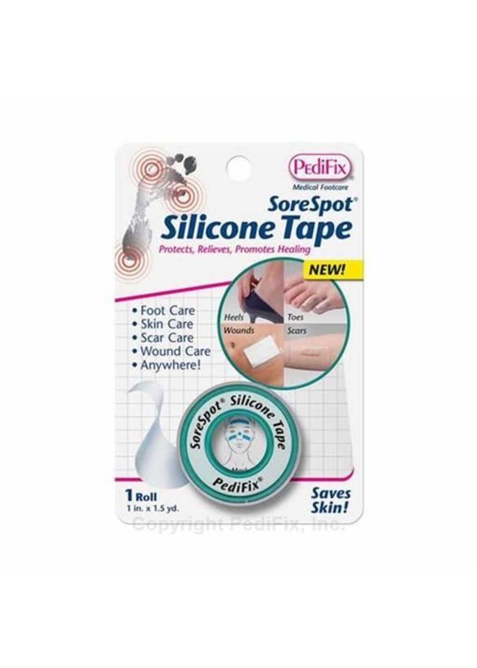 Pedifix P3095 Sore Spot Silicone Tape