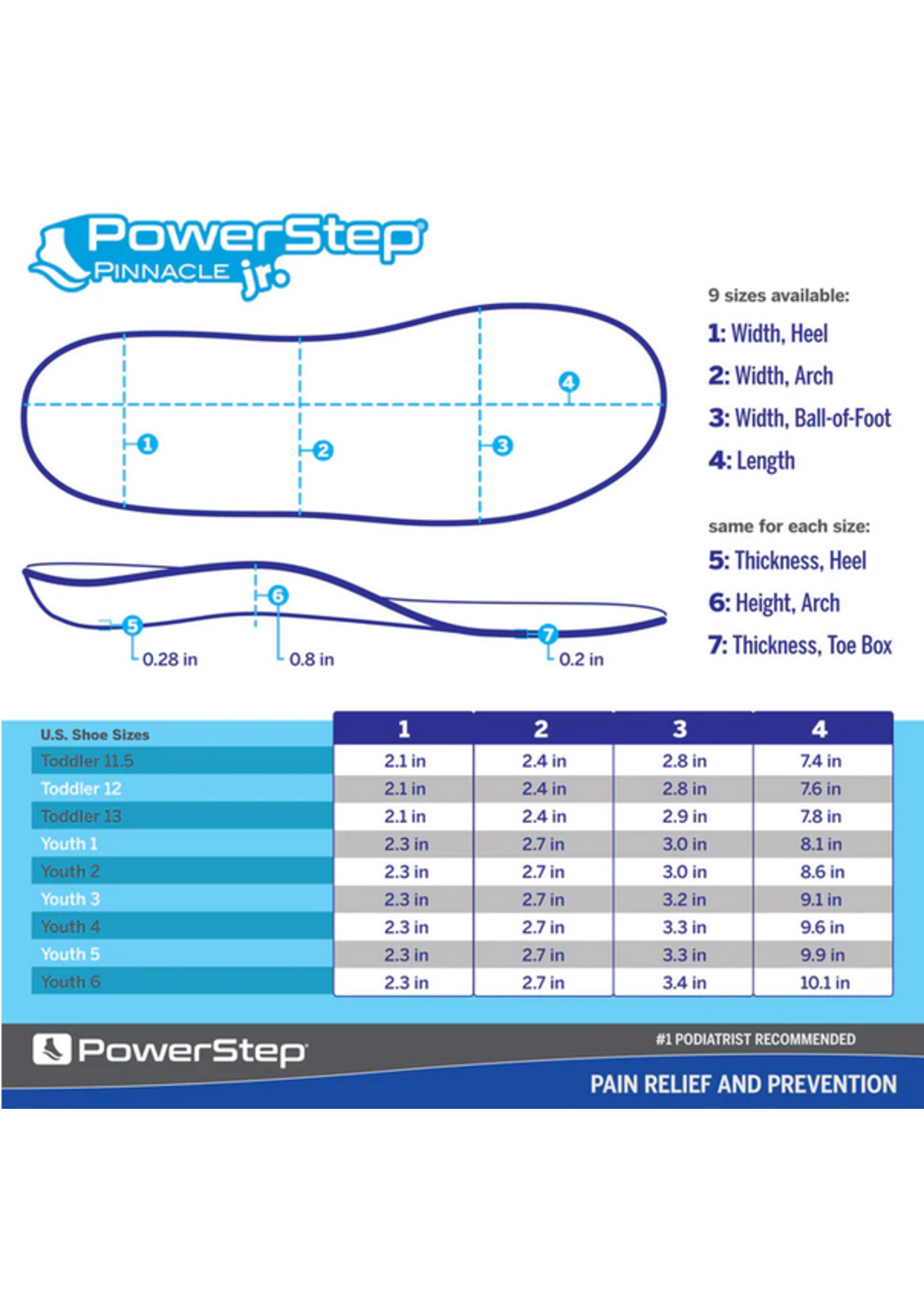Powerstep Pinnacle Jr
