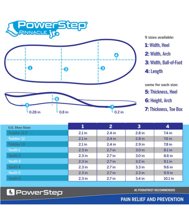 Powerstep Pinnacle Jr