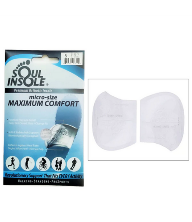 Soul Insole Premium Orthotic Insole Micro-Size Maximum Comfort (Shoe Bubbles)