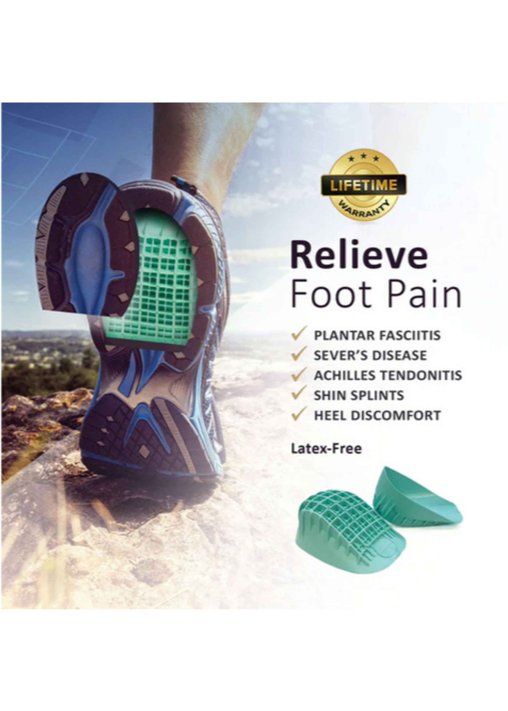 Tuli's Heavy Duty Heel Cups For Sport/Boot