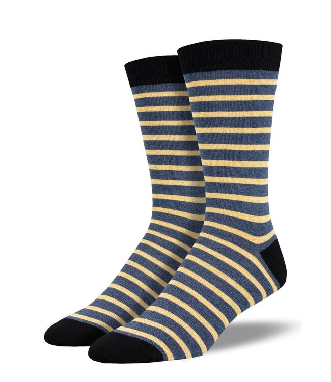 Socksmith Bamboo  Crew Men Sailor Stripe MBC324