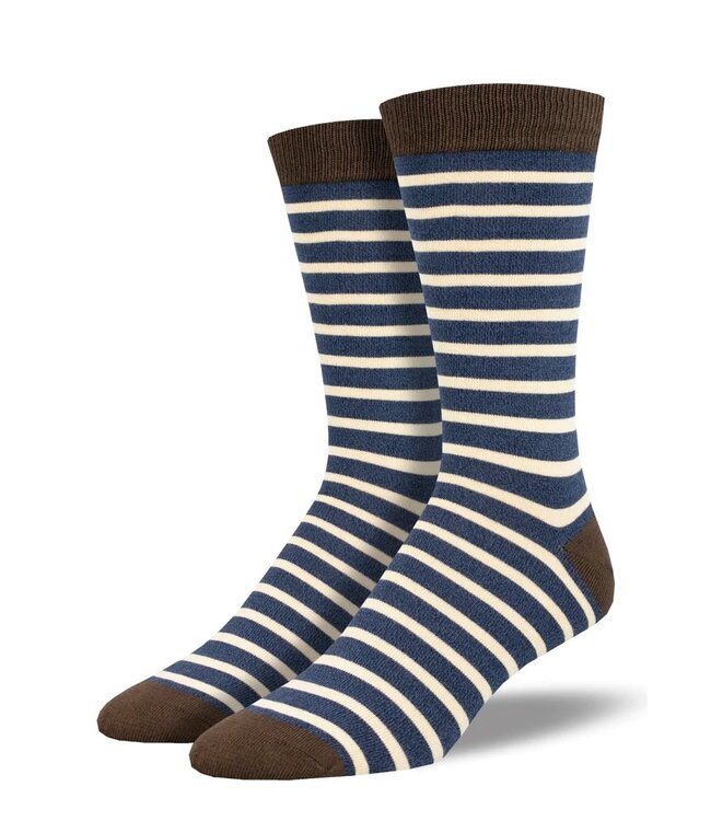 Socksmith Bamboo  Crew Men Sailor Stripe MBC324