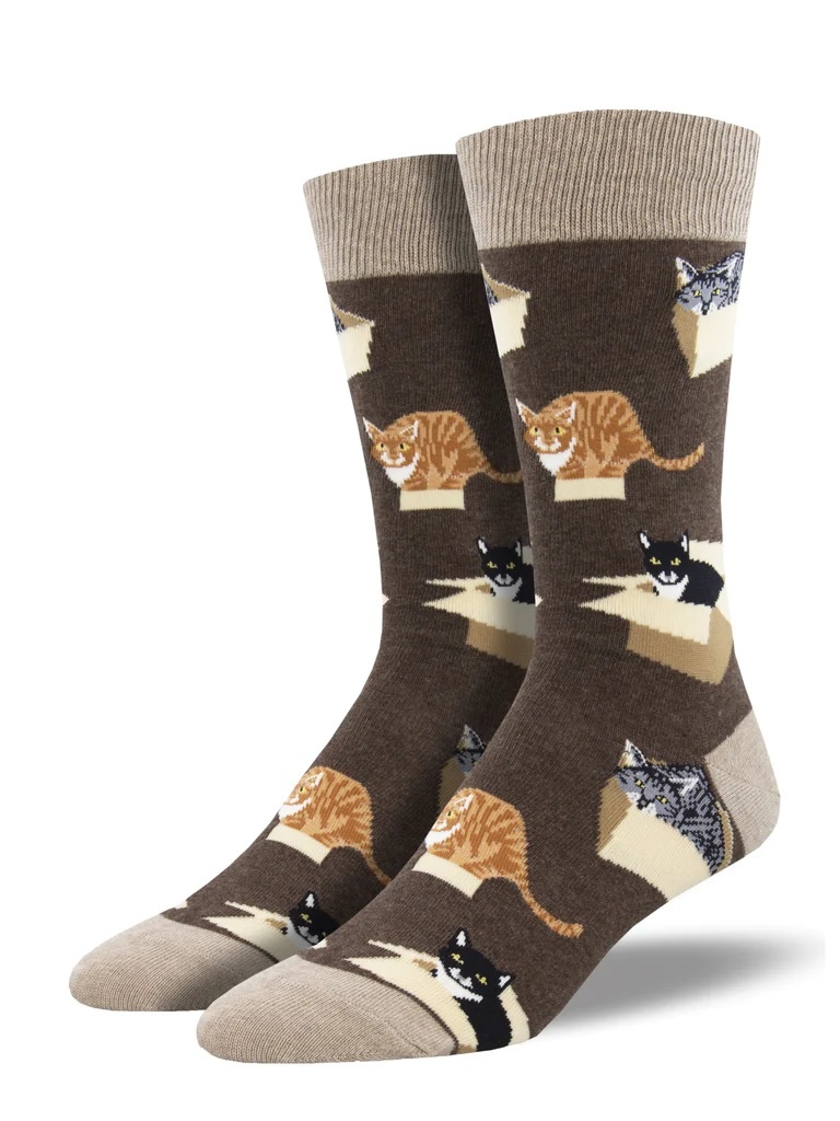 MNC2256 Socksmith Cat In A Box Lucha's Comfort Footwear