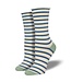 Socksmith WBC2174 Sailor Stripe Roll Top Bamboo Crew