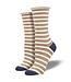 Socksmith WBC2174 Sailor Stripe Roll Top Bamboo Crew