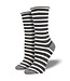 Socksmith WBC2174 Sailor Stripe Roll Top Bamboo Crew