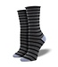 Socksmith WBC2174 Sailor Stripe Roll Top Bamboo Crew