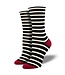 Socksmith WBC2174 Sailor Stripe Roll Top Bamboo Crew