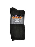 Extra Wide Sock Company Medical Sock Inverted Toe Seam Small Crew Black #4851