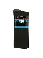Extra Wide Sock Company Loose Fit Crew Sock Black X-Large