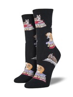 Socksmith Socksmith WNC346 CATS ON BOOKS