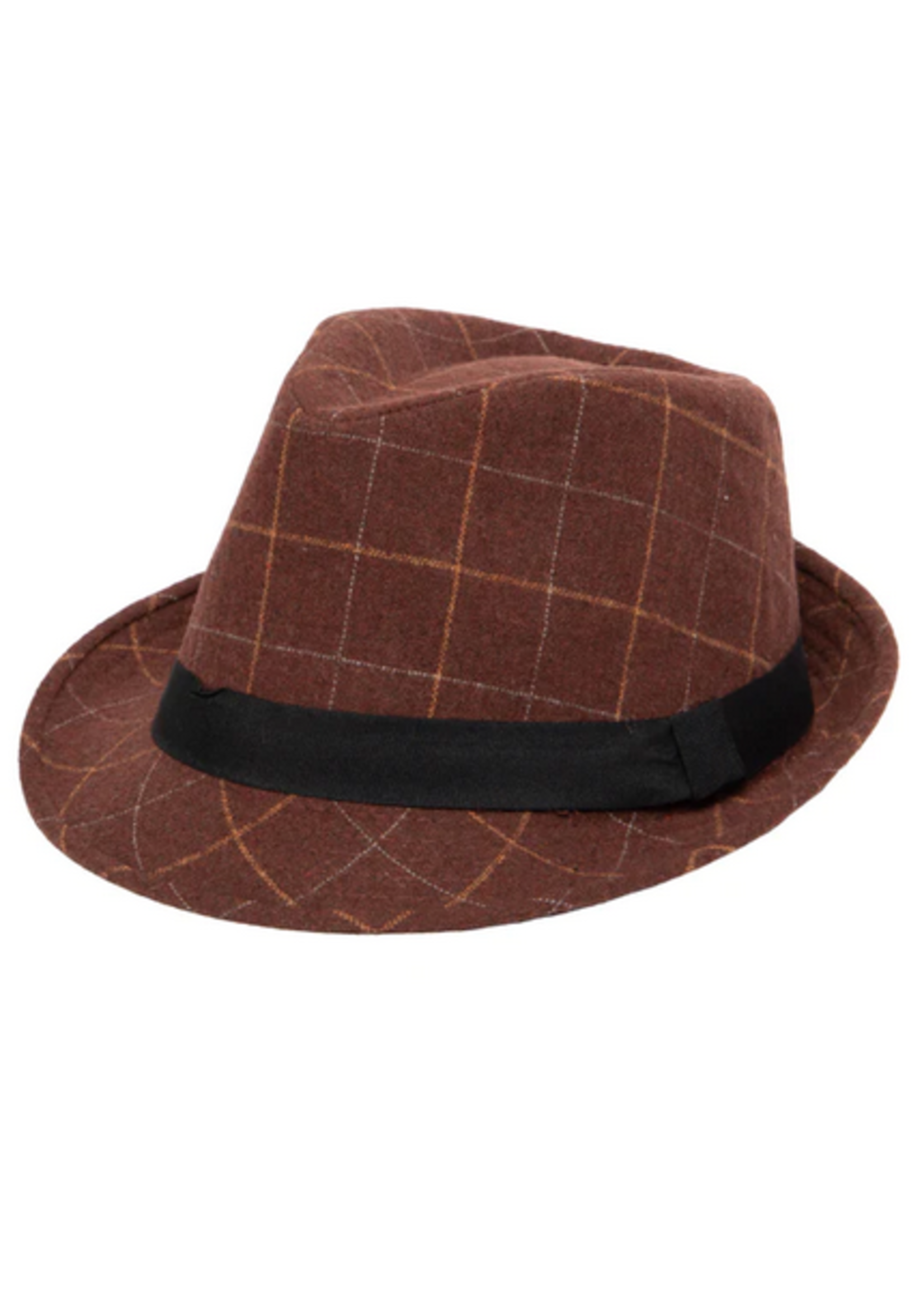 San Diego Hat San Diego hat CTH9037 Men’s Cut  & Sew Fedora With Grossgrain Band & Knot