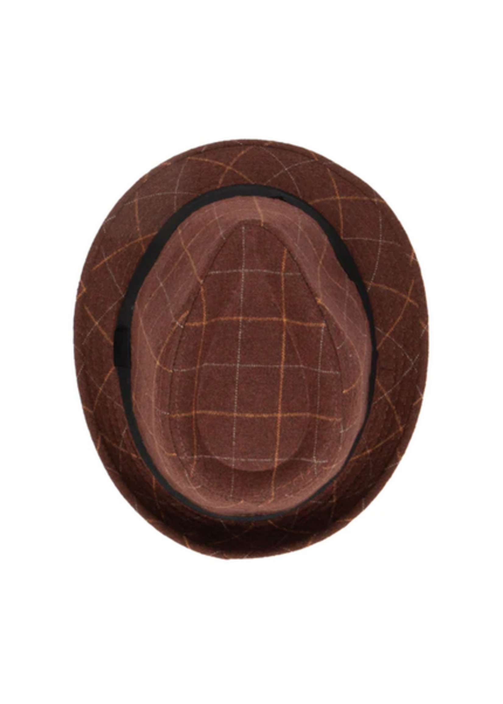 San Diego Hat San Diego hat CTH9037 Men’s Cut  & Sew Fedora With Grossgrain Band & Knot